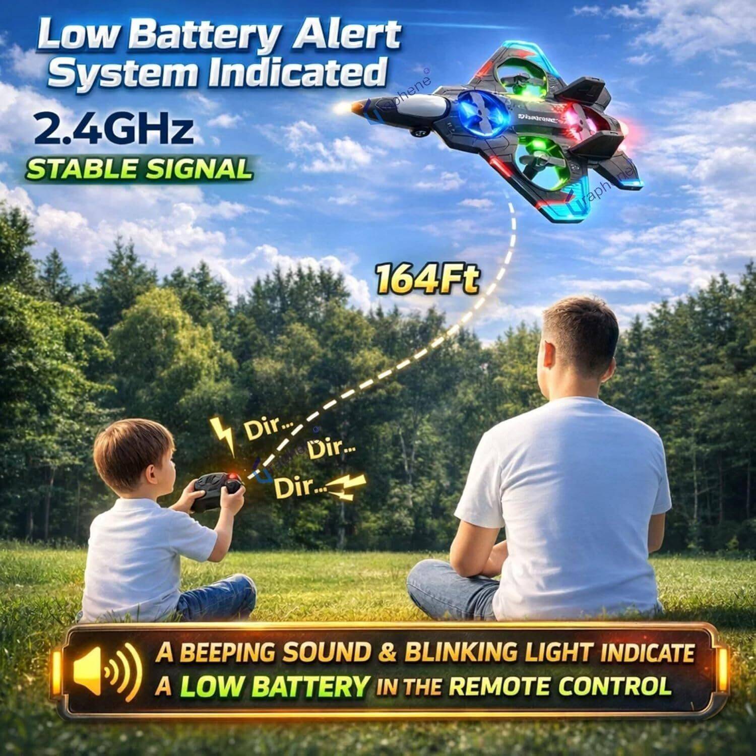 TECHEL Fighter Jet RC Plane X3 - Image 1