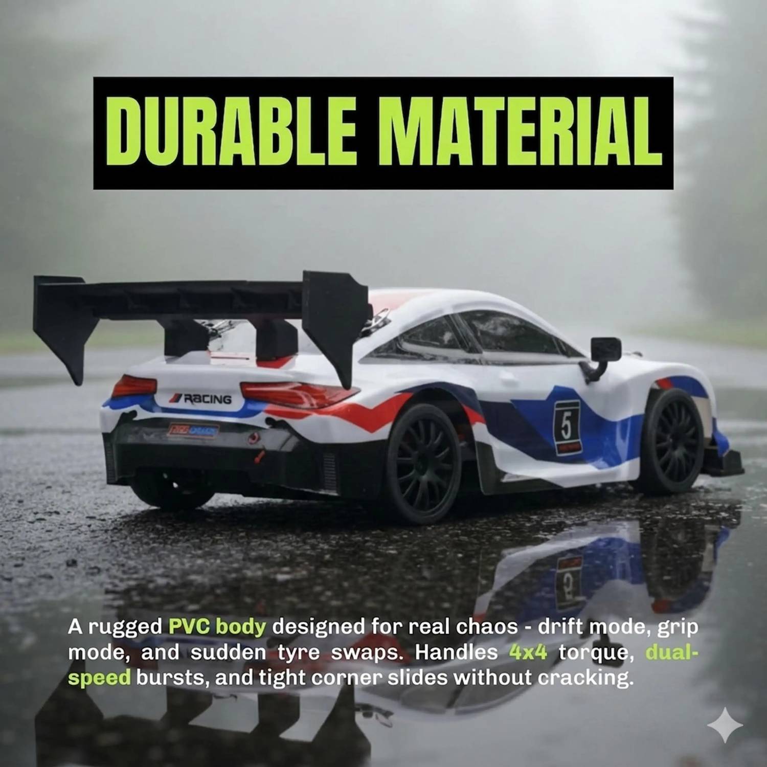 DWH BM Style RC Drift Car 4X4 20KM/H - Image 5