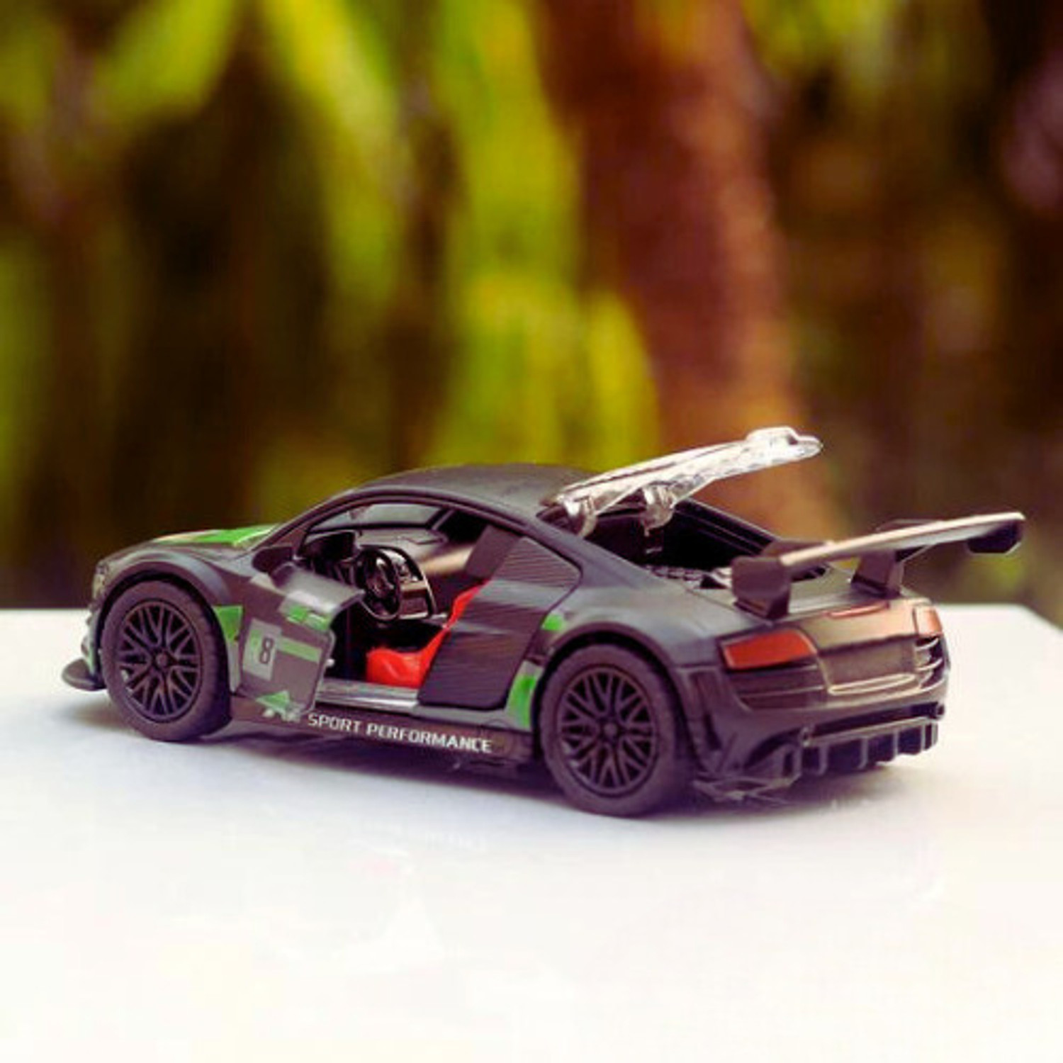 Image of Storex Audi R8 Diecast Model Car - 1:43 Scale Alloy Metal with Lights and Sound