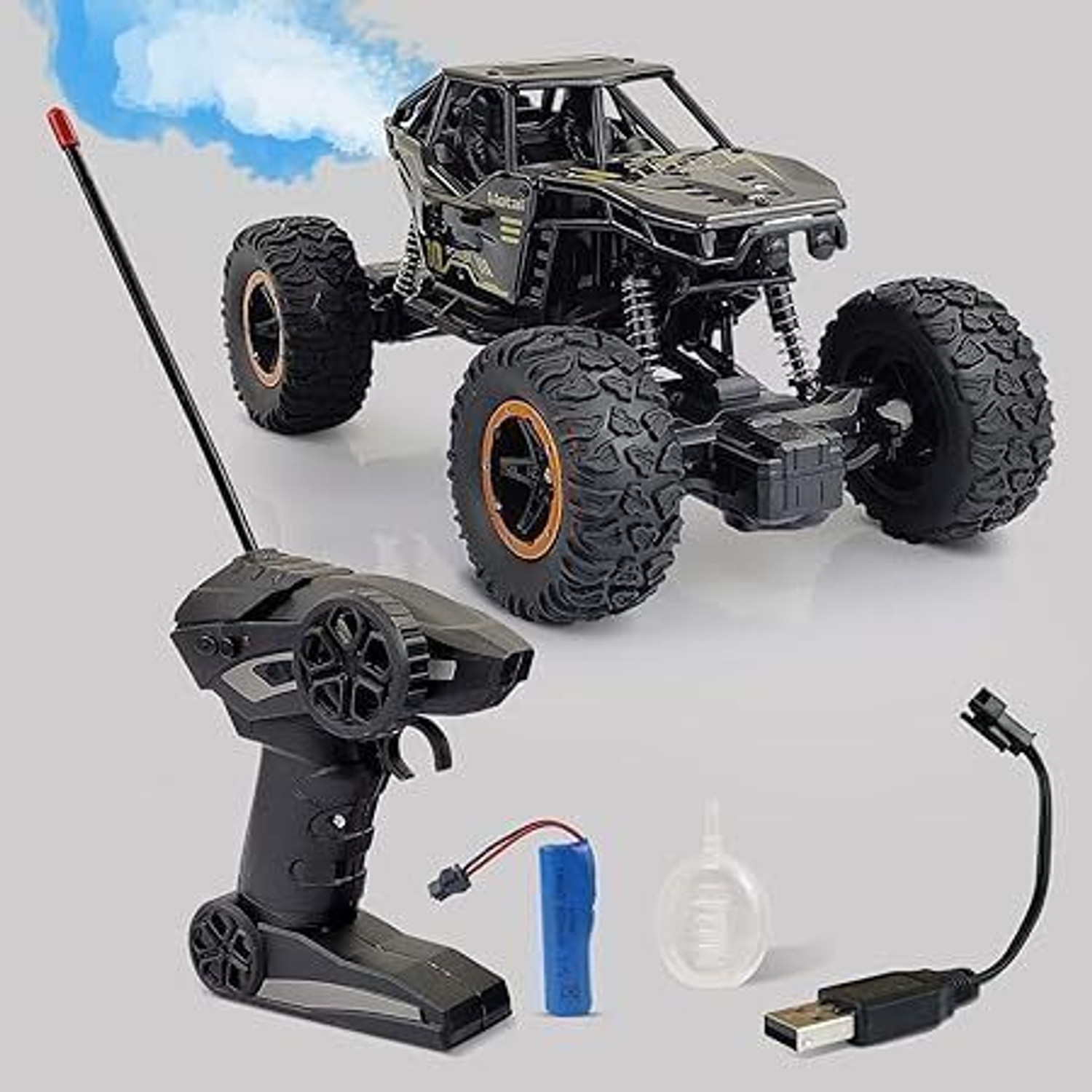 Image of GOSHOPPE ENTERPRISES RC car with Mist smoke spray | High speed off-road RC car