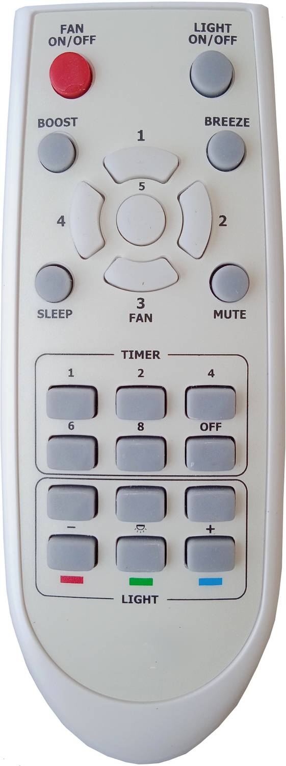 LipiWorld VGFAN02 Fan Remote (Old Exactly Same Will Only Work) Compatible For V-Guard Fan Remote Controller