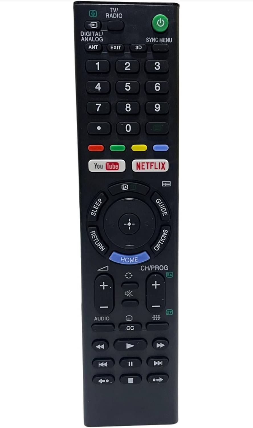 THE BLACK TECH TBT 1370 Without Mic Compatible With Sony led tv remote bravia Remote Controller