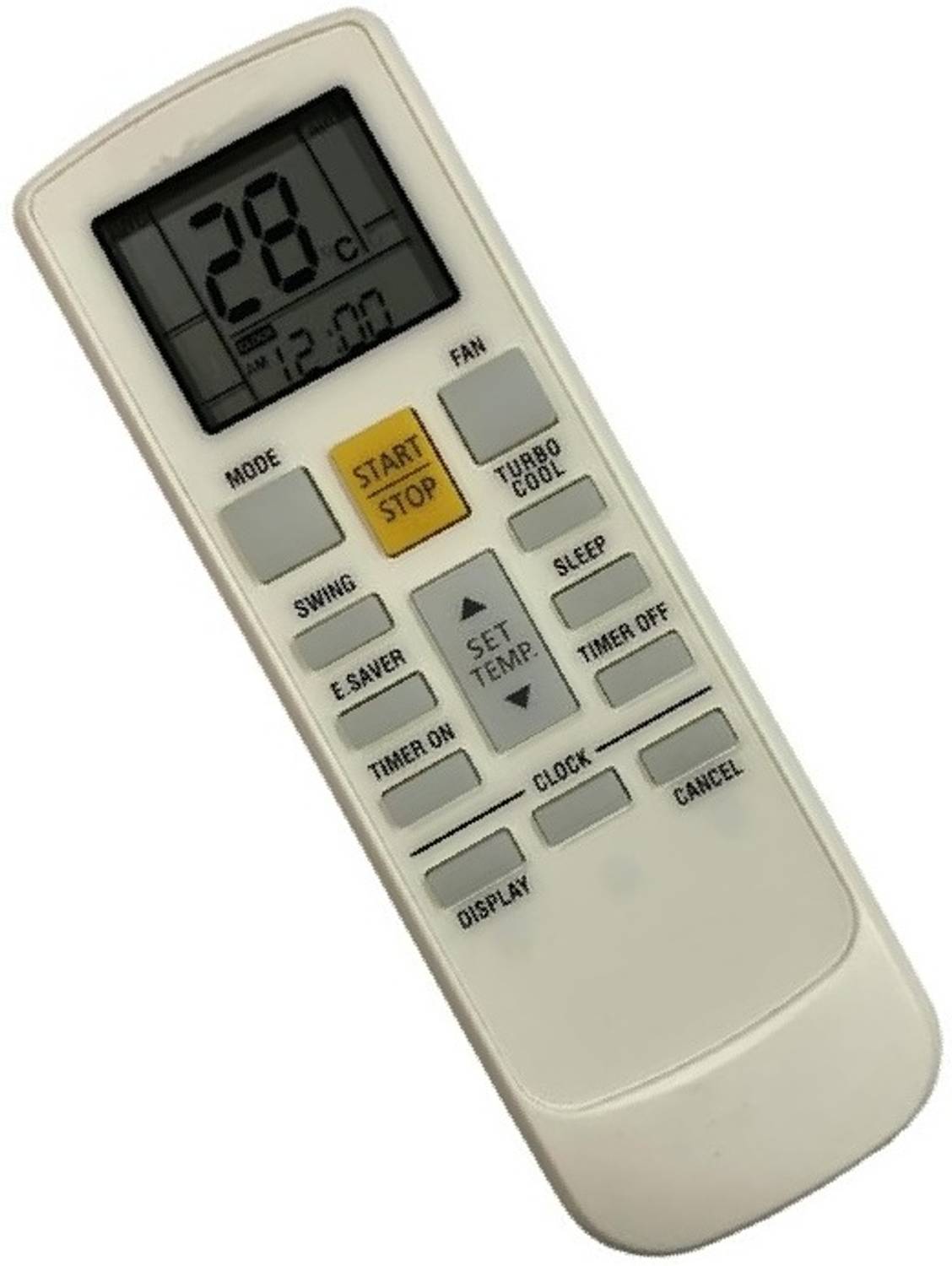 BARBET Suitable with Panasonic Ac 44A No Backlight Compatible for Split Ac Panasonic Remote Controller