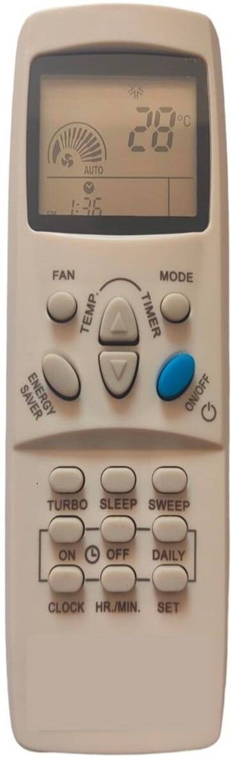 Emrse Compatible/Replacement for AC Remote Control (Model No.100) Carrier Remote Controller