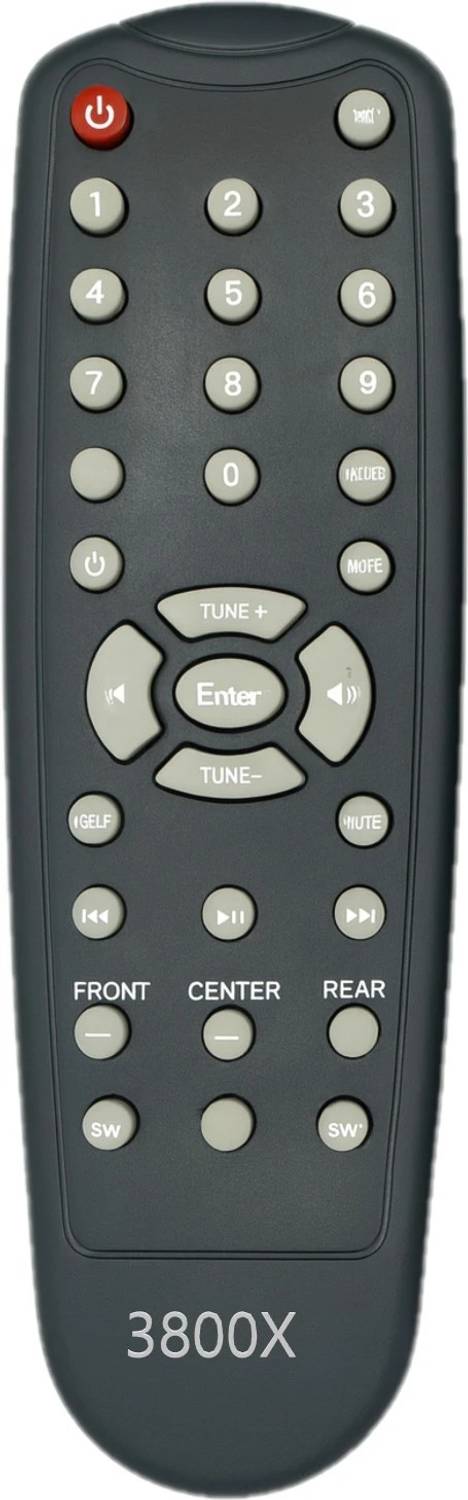 ayabestore Compatible with F&D 3800X Home Theatre System Remote (Same Remote Will Only Work) F&D Remote Controller