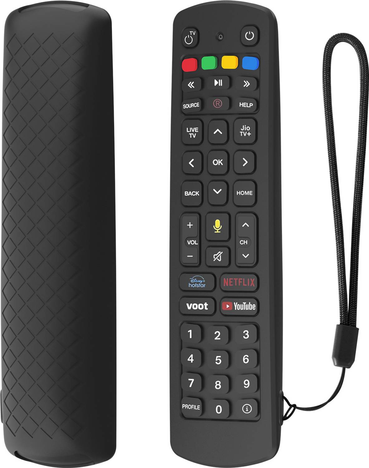 CARINSTA Jio Tv Remote Cover (Remote NOT Included) CI-03 Jio TV Remote Cover 003 Jio Tv Set Up Box Protective Remote Case Remote Controller