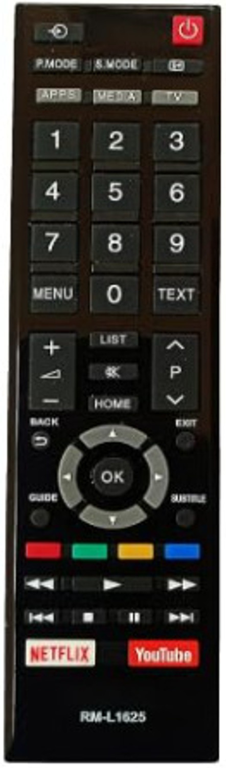 Image of Tke oshiba RM-L1625 LED LCD Smart TV(026) TOSHIBA Remote Controller