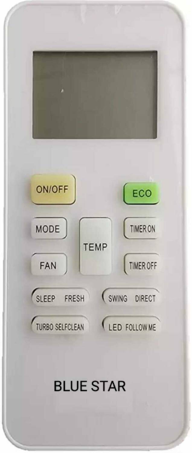 Woniry AC Remote with Display Light Compatible Backlight for Blue Star AC Remote bluestar Remote Controller