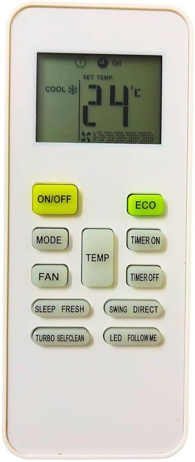 BARBET Compatible For Voltas Lloyd Bluestar 1.5 Ton Ac Remote no-149, Work Only If Old Remote is Same Voltas, Lloyd, Bluestar Remote Controller