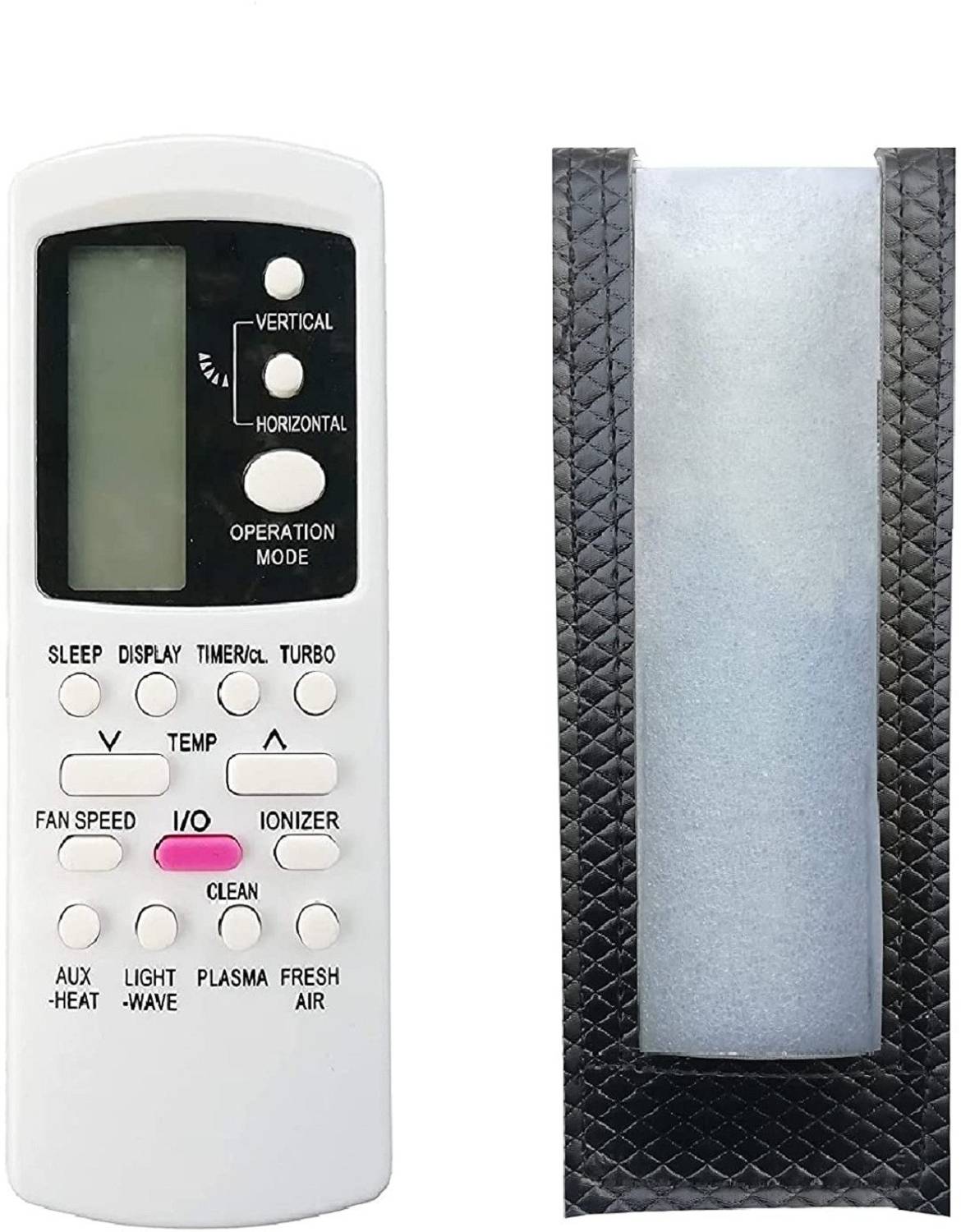 BhalTech VE-88 PU Leather Case Cover Perfect Fitting Specially Designed Fully Protective (Only Remote Cover) Pls Check Your Remote Dimensions Compatible for Voltas AC Remote Controller