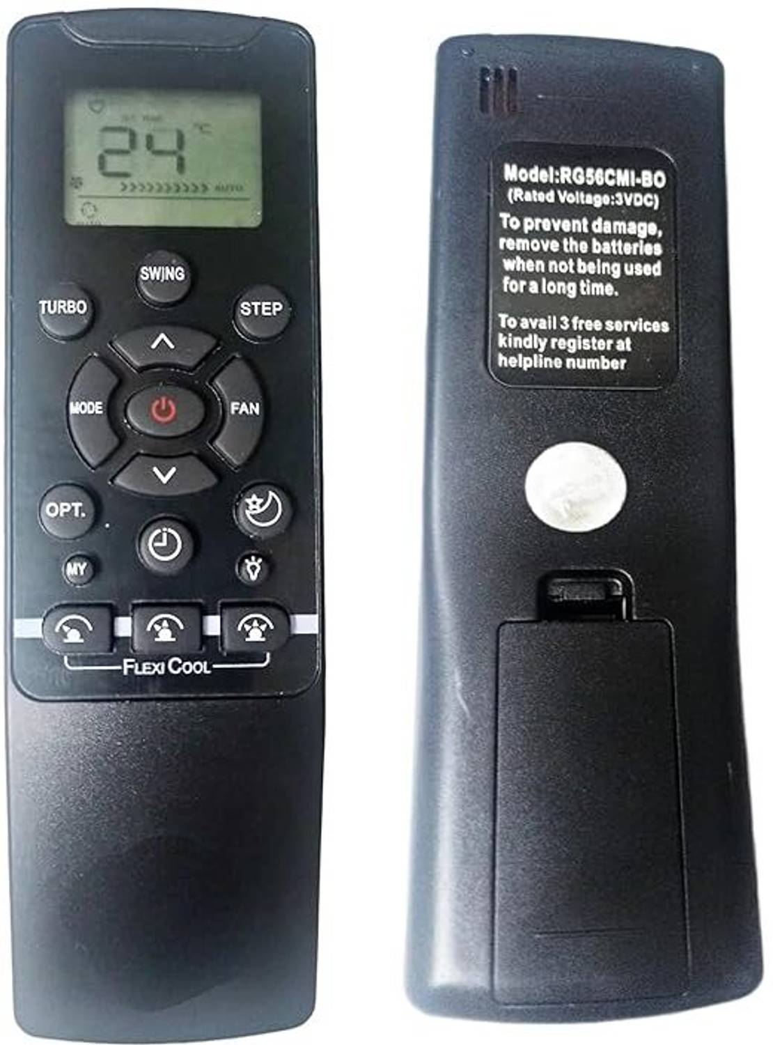 Rohit Electronics Remote Compatible For Carrier Ac With Flexicool Buttons Ve-235A (No Backlight) (EXACTLY SAME REMOTE WILL ONLY WORK) Remote Controller