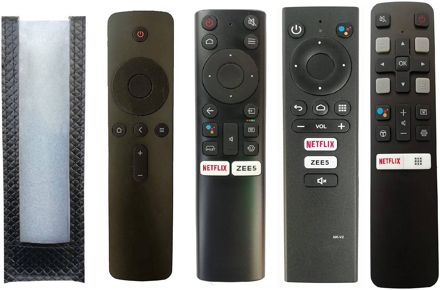BhalTech Nokia TV PU Leather Remote Case Cover Perfect Fitting Fully Protective Only Remote Cover Pls Check Your Remote Dimensions Compatible for TCL TV Mi TV Remote Controller