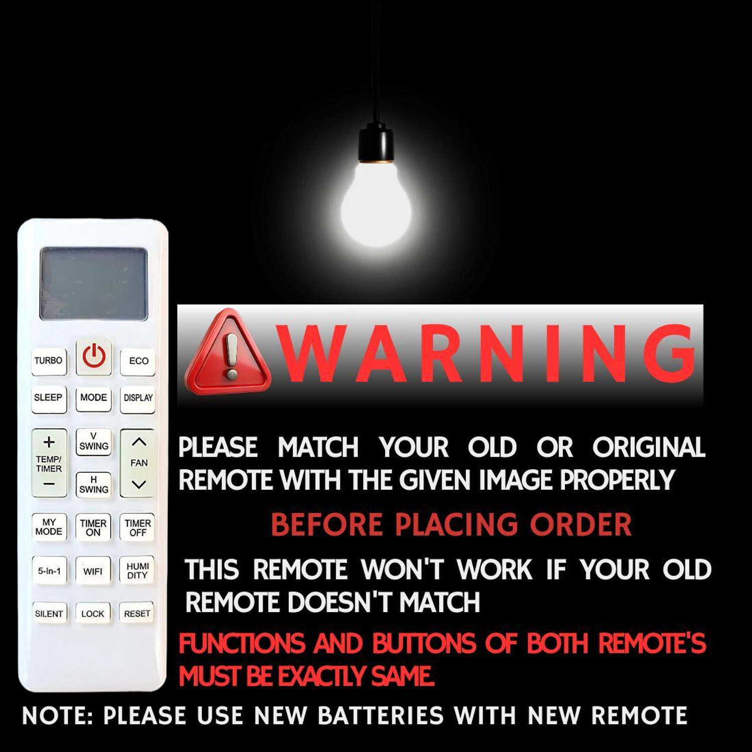 Image of Bigos LLoyd Premium AC Remote 253 LLoyd Remote Controller