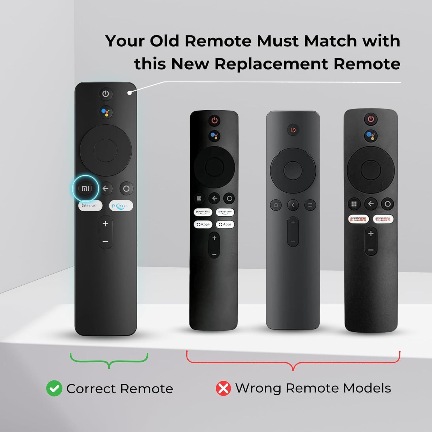 Image of Mi Original Mi X Pro, X series, Mi 5A Voice Remote Control with Google for Android (Bluetooth Remote) For Device Mi Android TV, Mi tv, Xiaomi Redmi Mi Smart Tv, MI Smart TV 4A Remote Controller