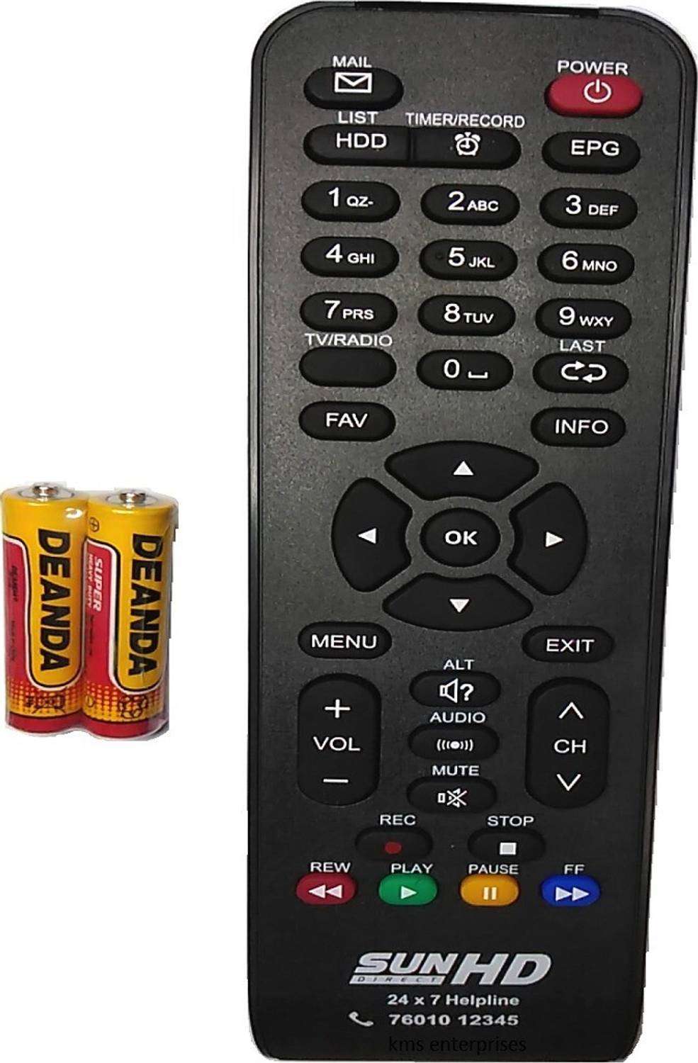 Sun Direct SUN DIRECT HD SET TOP BOX Sun Direct Set Top Box HD ON