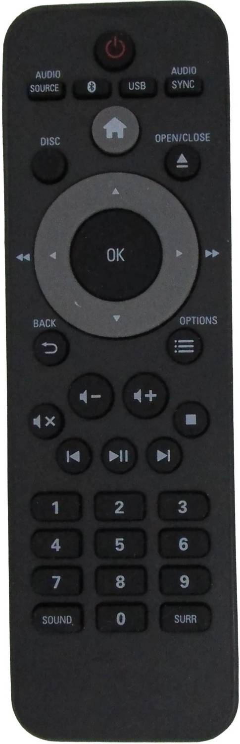 HDF Remote Control Compatible for Philips For Non Voice Supported. DVD Home Theater System HTD3510/51 3510/55 3510/93 3510G/94 3509X/78 3570 Philips DVD Home Cinema Theater System-Please Match the Image With Your Old Remote Controller