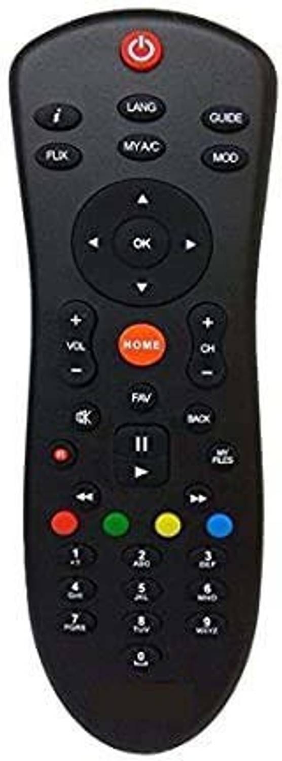 2fortheroad 222021 DishTv Compatible D2H Remote Control (Same Keys Remote Will Work) DishTv D2H Remote Controller