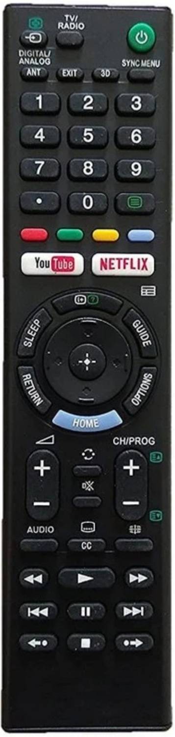 RE Soni 1370 Sony Led tv Remote Controller (Black)