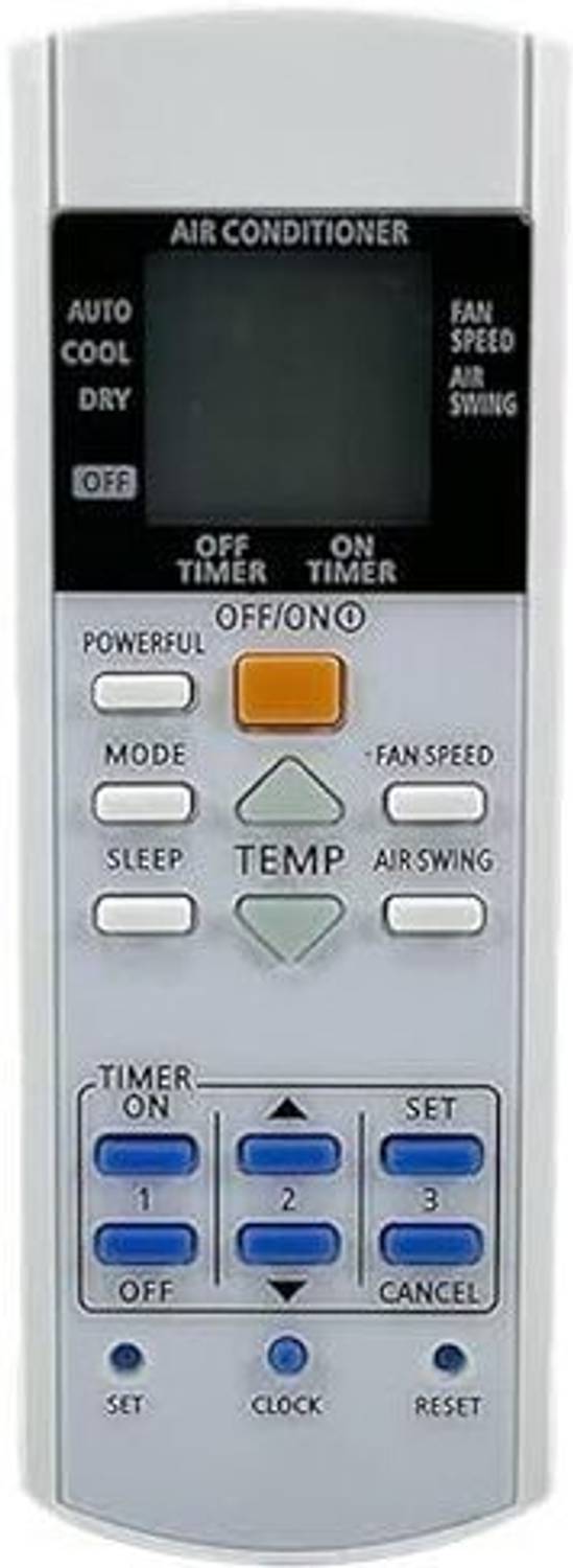 Tech Vibes Panasonic Ac 29C Compatible with Panasonic AC Remote 29C Model 1 1.5 2 Ton Split or Window AC Panasonic Ac Remote Controller