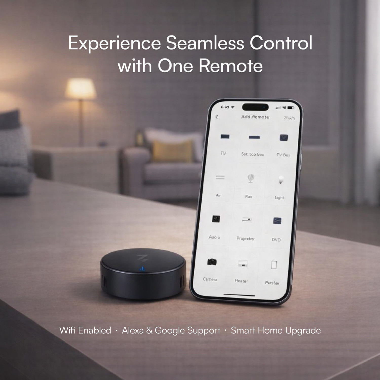 Image of Zeswin Astra Smart WiFi IR Blaster Hub for AC, TV & More with App Control