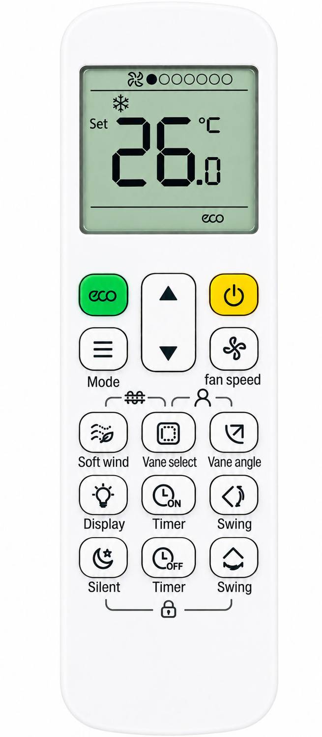 LipiWorld 321 AC Remote (Old Exactly Same Will Only Work) Compatible For Carrier AC Remote Controller