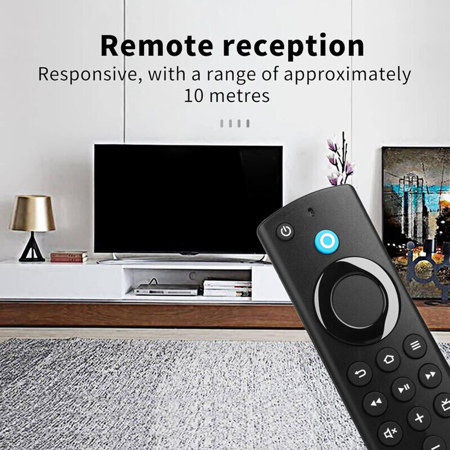 Image of TRUST eDGe Fire-Stick Amzon Fire Tv Stick 3rd Ganration with Alexa Voice Remote (Black) Fire Stick Remote Remote Controller