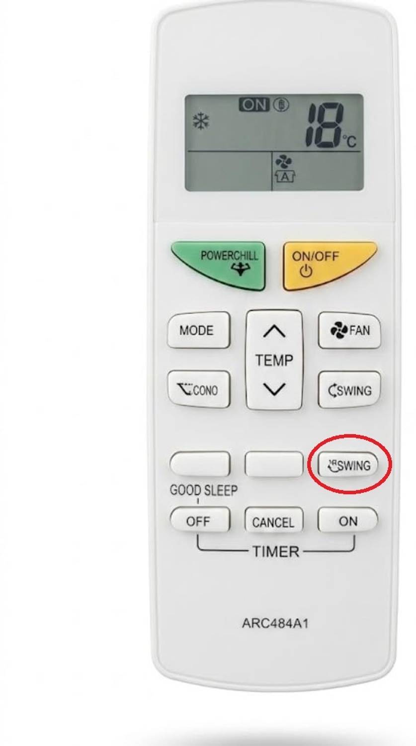 Rohit Electronics Remote Compatible for Daikin 3Star/5Star AC Remote No 132C Model ARC484A1 (Exactly Same Remote Will Only Work) Remote Controller