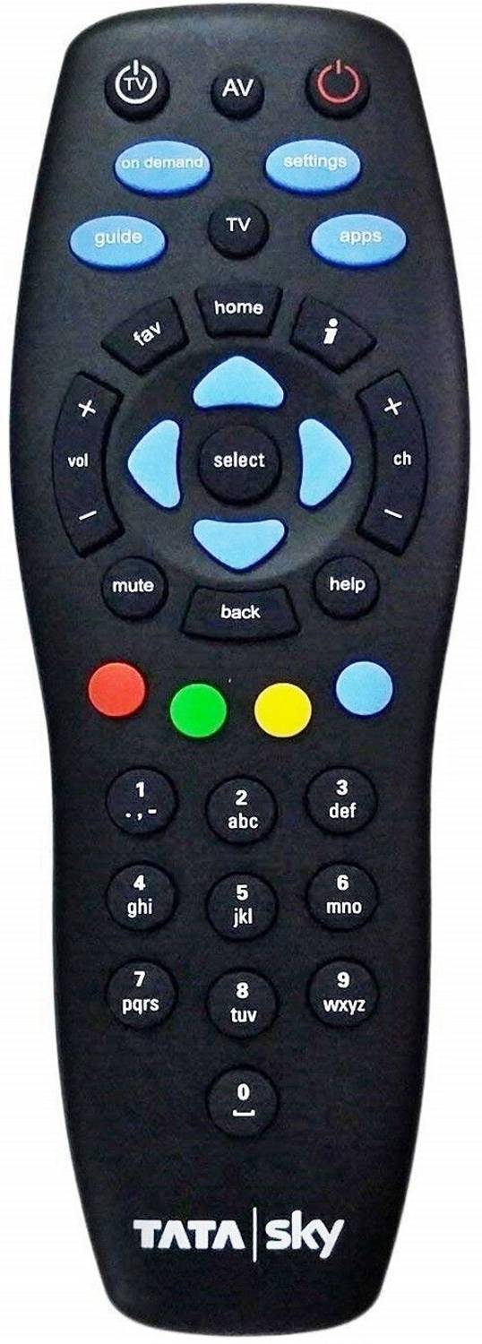 Tata Sky 100% Original Universal With USER MANUAL & WARRANTY CARD