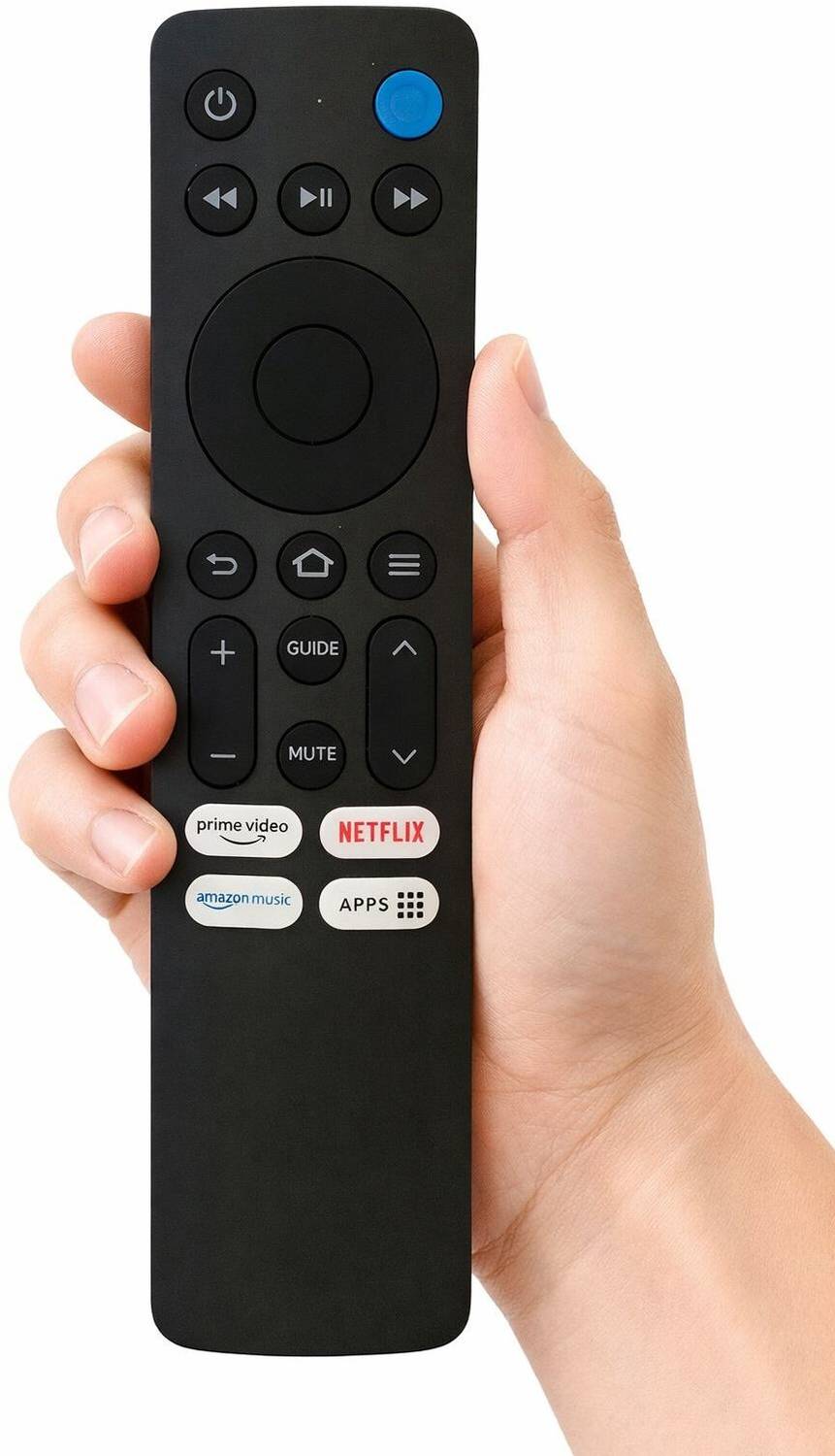 miracles in hand 1 NON-VOICE Remote Compatible with 4K LED HD RED