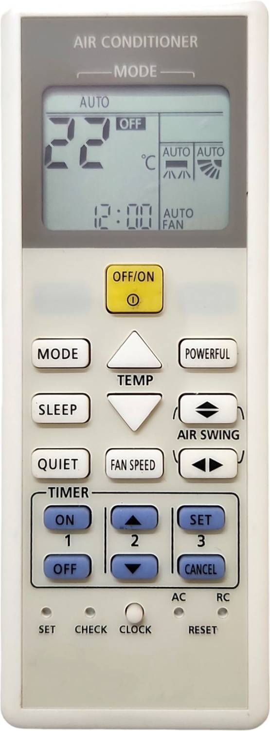 ERNIL 157B Compatible AC Remote For Panasonic Split/Window AC Remote (Powerful Button)(Old Remote Must be Same) Remote Controller