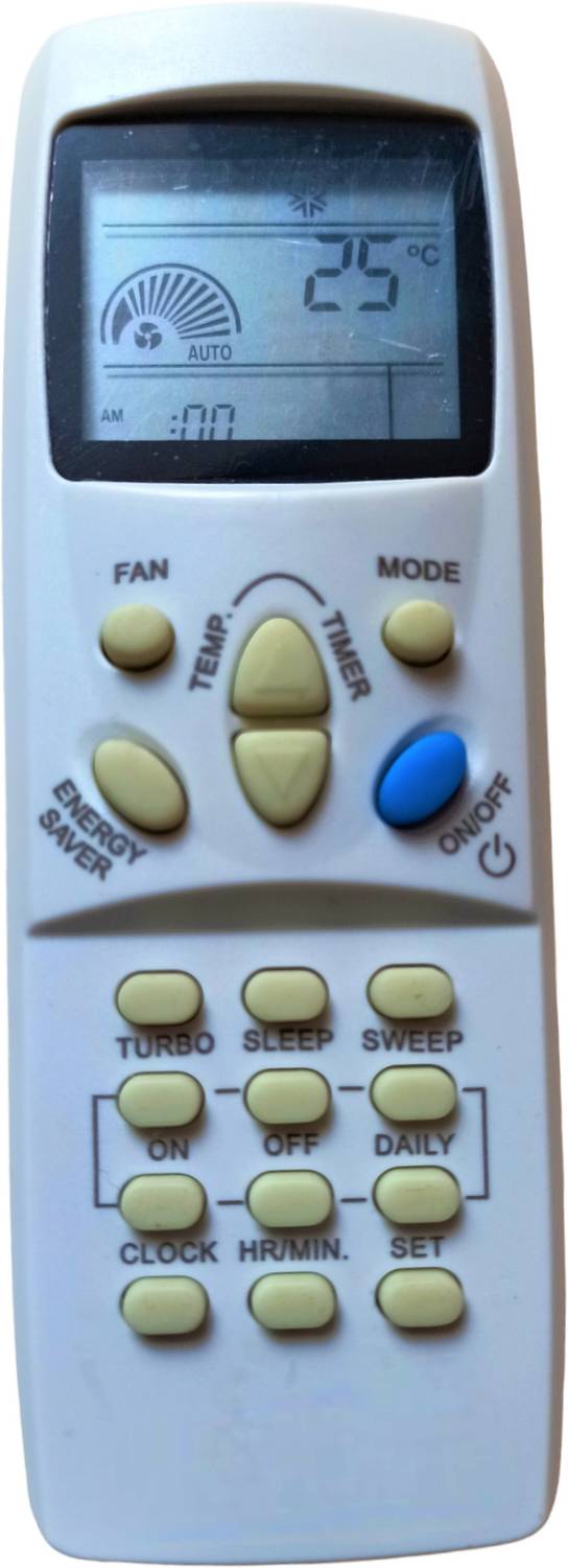 EHOP AC-100 Compatible Remote Control for Air Conditioner Split/Window Carrier Remote Controller
