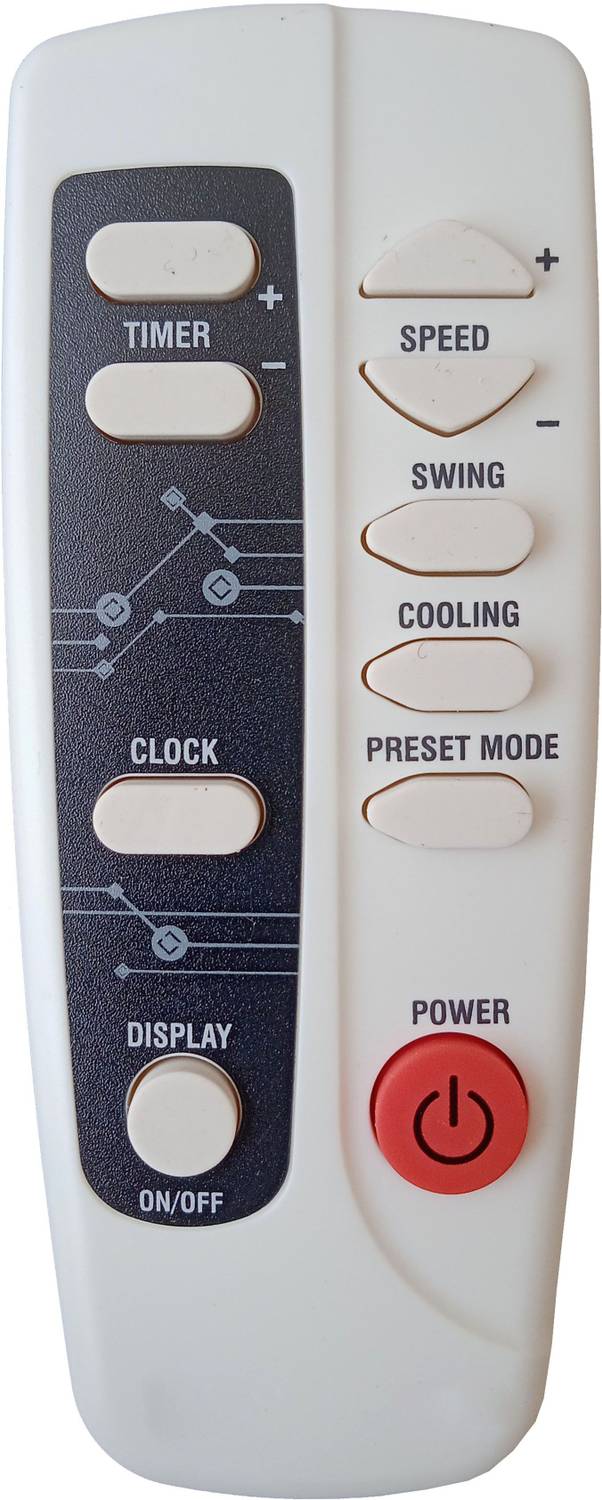 LipiWorld BJFAN02 Fan Remote (Old Exactly Same Will Only Work) Compatible For Bajaj Fan Remote Controller