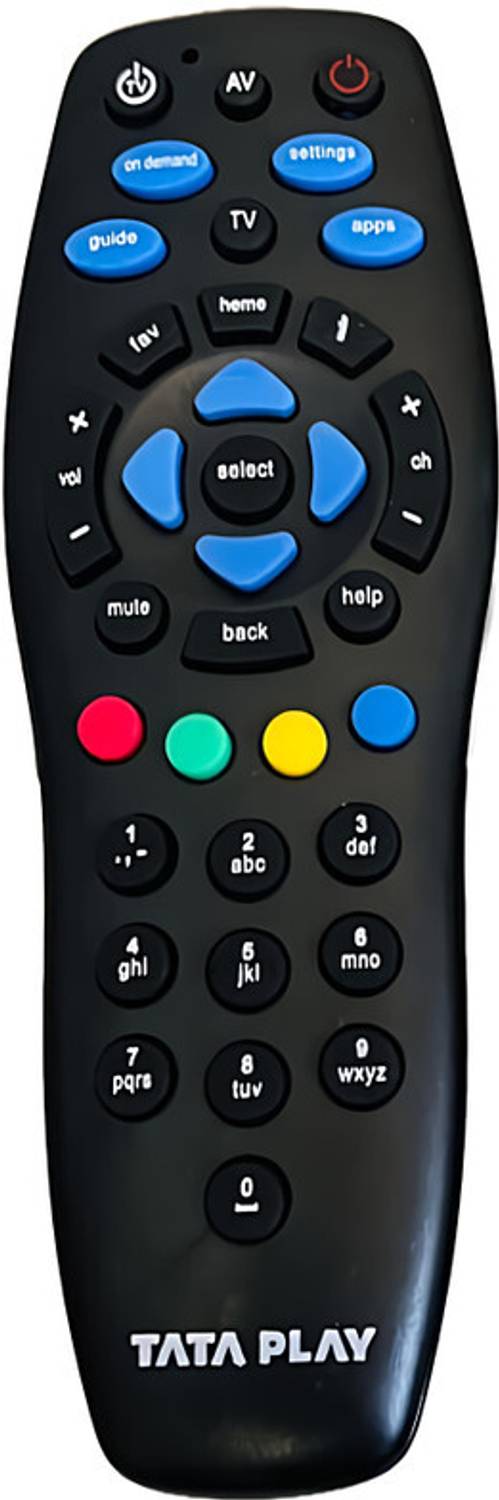 pee Set top box controller TAT PLAY TATA play Remote Controller (