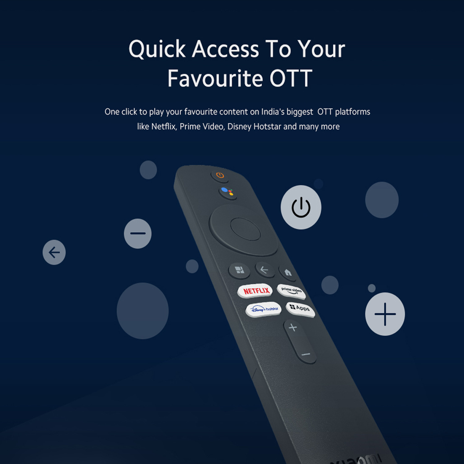Image of Mi xiaomi remote Bluetooth Remote Compatible For Smart 4K Led UHD HD Re dmi Tv With Voice Command For Device Mi Android TV, Mi tv, Xiaomi Redmi Mi Smart Tv, MI Smart TV 4A Remote Controller