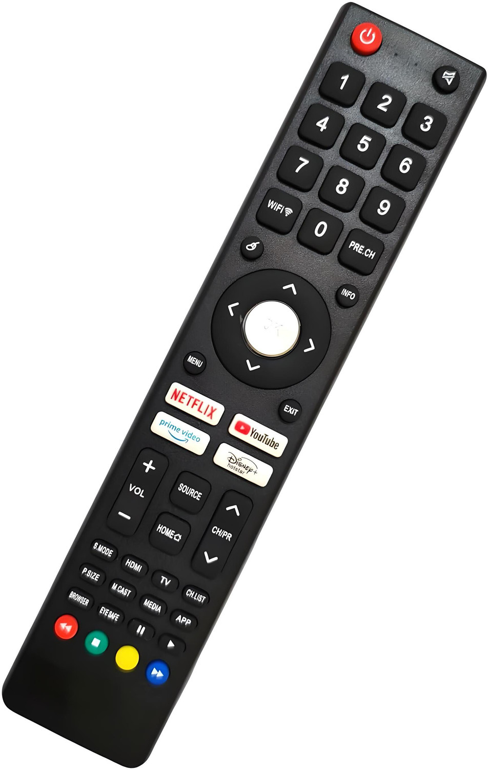 Image of MEPL Remote Compatible With Foxsky Model No 43FS-VS /2026, 32FSELS Pro Compatible for SKYWALL Skylive Foxsky LED LCD TV Smart TV Remote 43FSFHS (Exactly Same Remote Will Only Work)(Non-Voice) Remote Controller