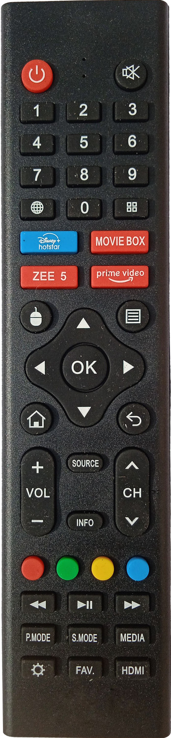 Image of LipiWorld Led Smart Android TV Remote Compatible For Intex Tv Remote Controller