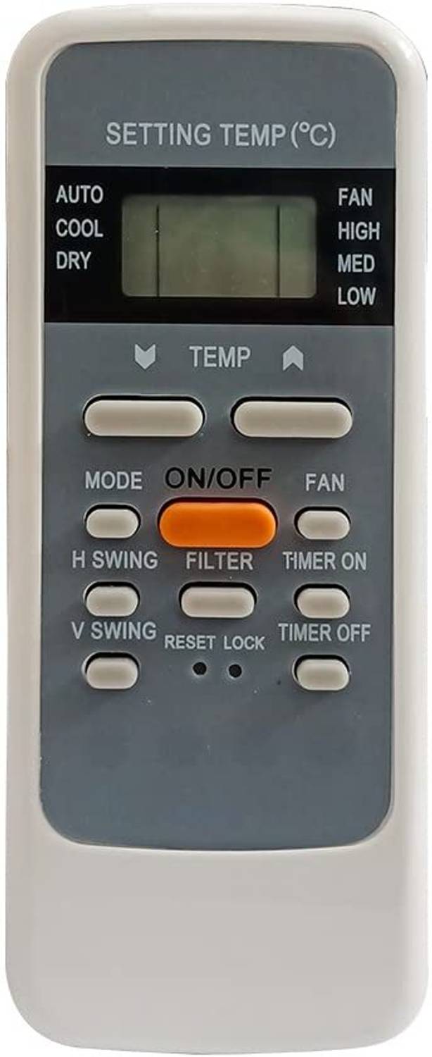 7SEVEN Compatible AC Remote for Hitachi Split AC and window Air Conditioner Model 137 , Exact Match with Original remote No Pairing Hitachi AC Remote Remote Controller