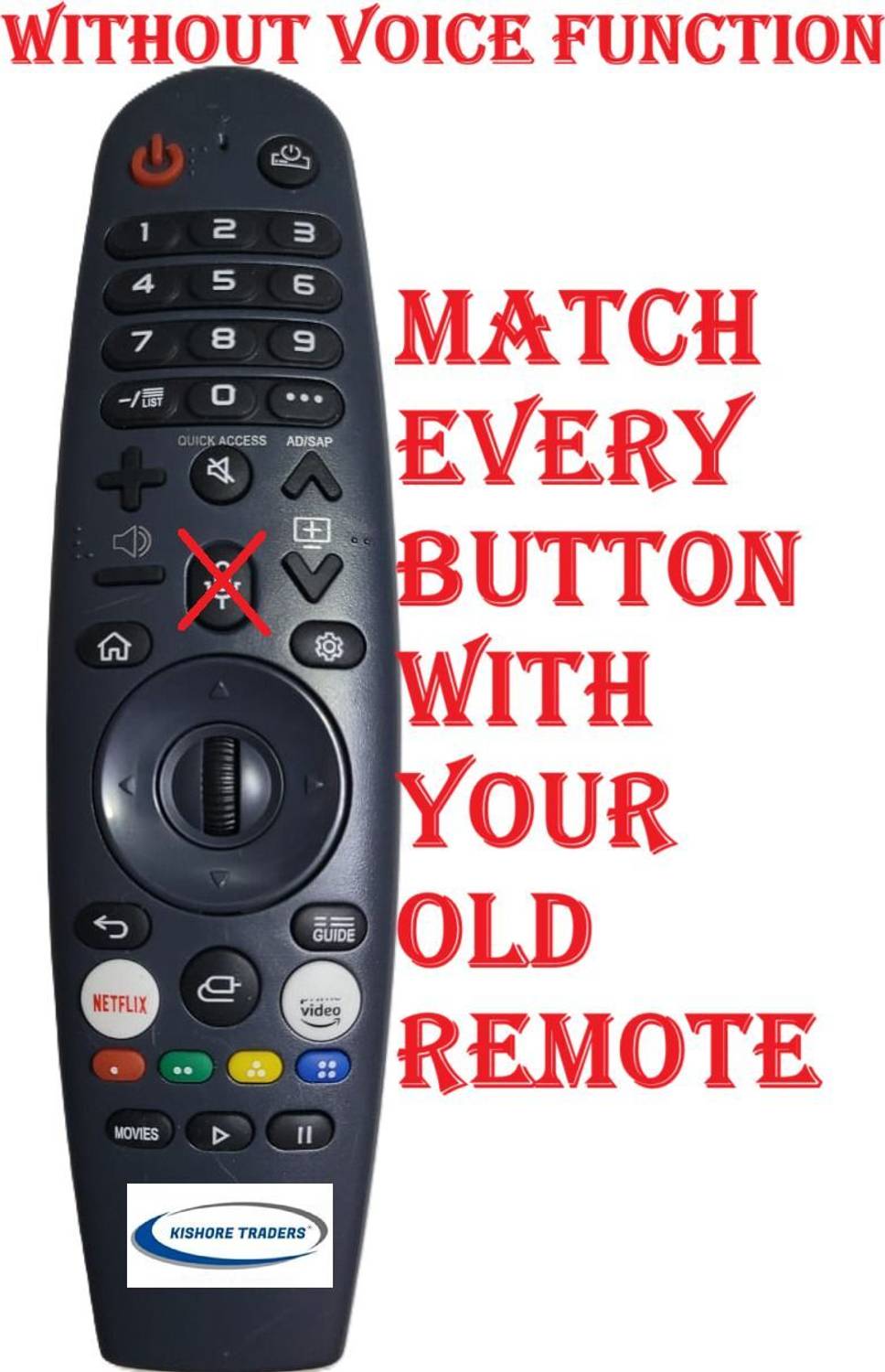 Kishore Traders Compatible Remote Control For Foxsky QLED Ultra HD