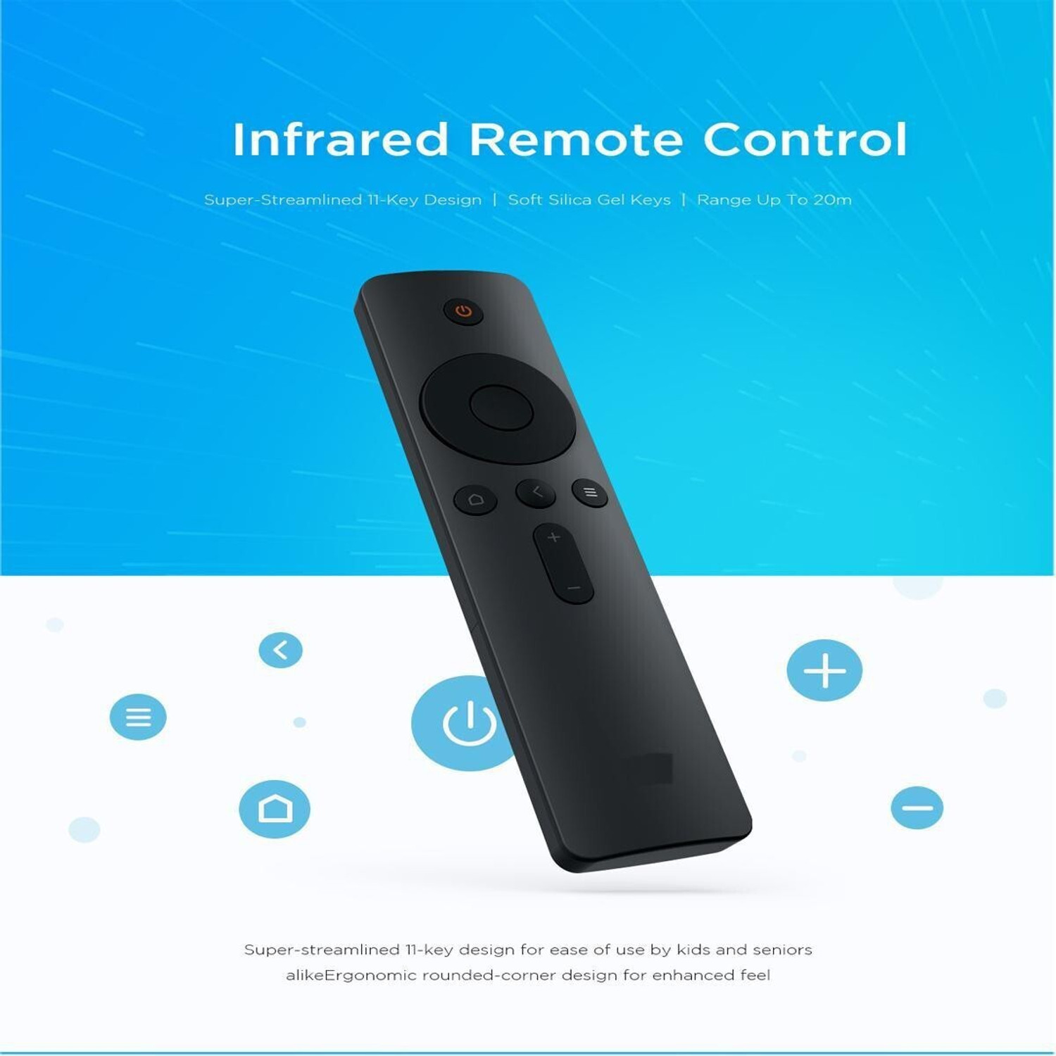 Image of TrustEdge LCD LED Smart TV Remote Control Compatible for Smart TV 4A LED MI Remote Controller
