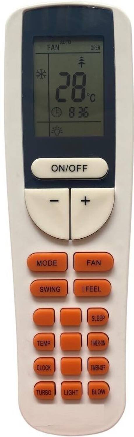 Emrse Compatible AC Remote for Blue star AC (old remote must be same as image)-765 Blue Star Remote Controller