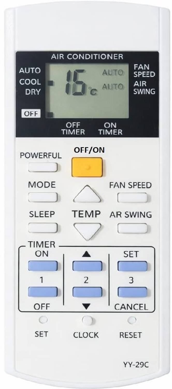 BARBET Ac Remote Compatible For 1.5 Ton AC Remote No 29C Panasonic Remote Controller