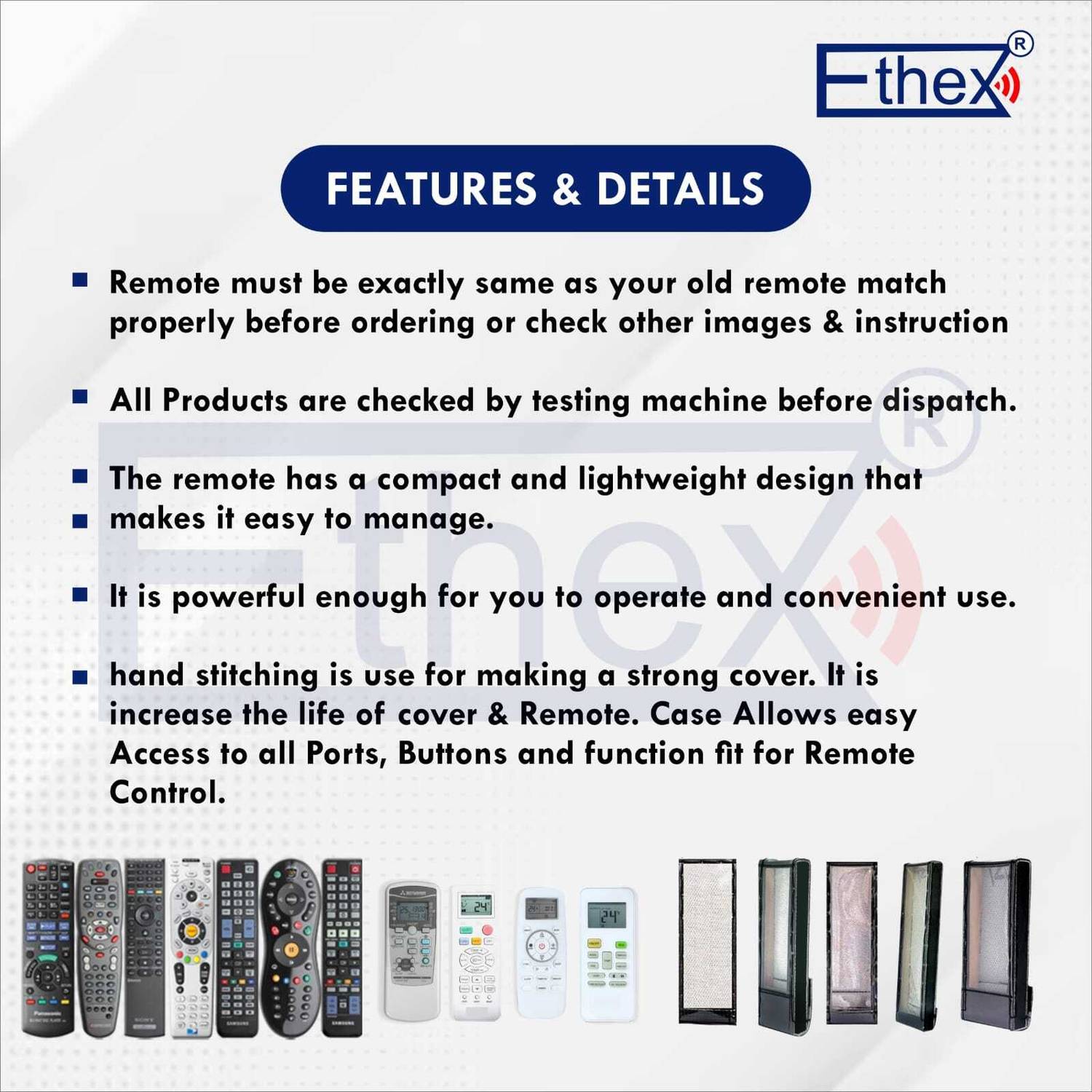 Ethex Compatible Croma Smart TV Remote TvR-288 - Image 2