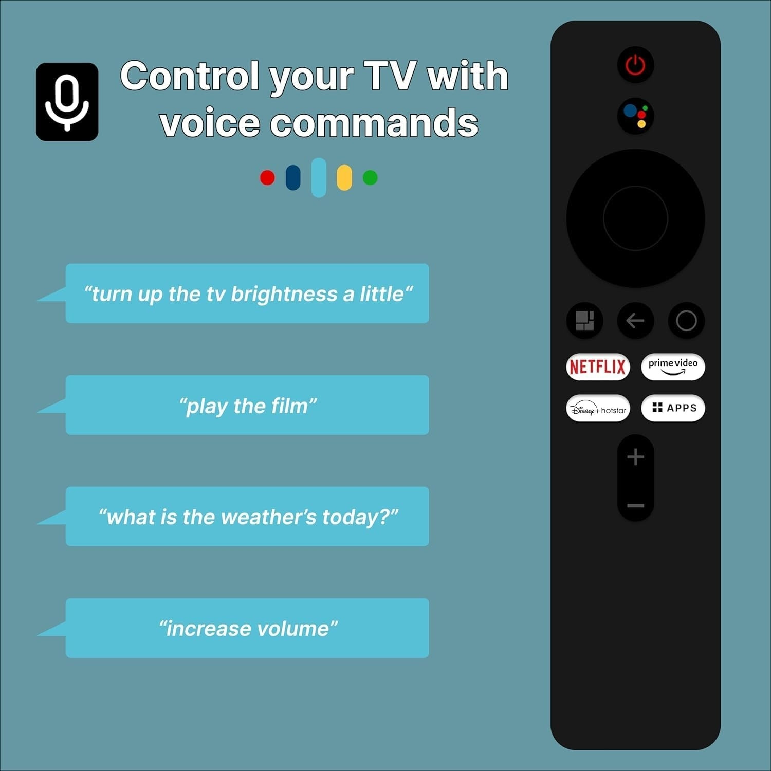 Image of Mi xiaomi remote Bluetooth Remote Compatible For Smart 4K Led UHD HD Re dmi Tv With Voice Command For Device Mi Android TV, Mi tv, Xiaomi Redmi Mi Smart Tv, MI Smart TV 4A Remote Controller