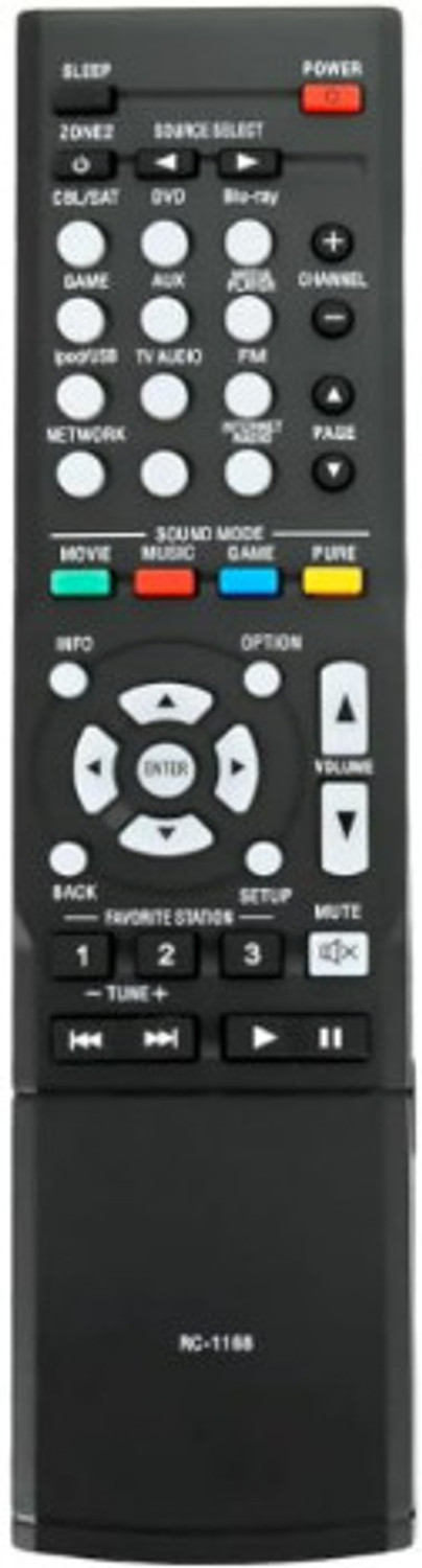 Image of Tke RC-1168 Replace Remote Control Compatible with AV Receiver Denon Remote Controller