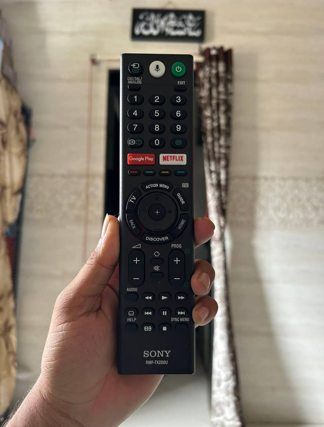 THE BLACK TECH Voice Remote TX200P Compatible with Sony Remote C