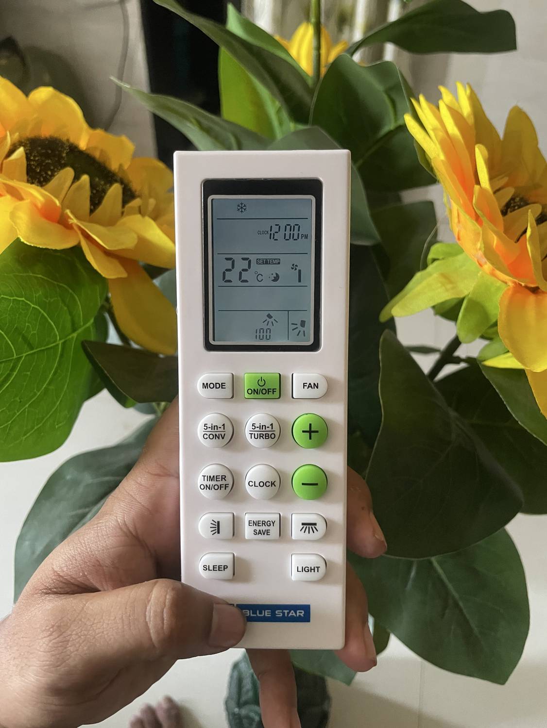 THE BLACK TECH Model 266B Compatibale With Bulesz star ac remote AC Remote Original Compatible Split and Window Air Condition Blue Star Remote Controller