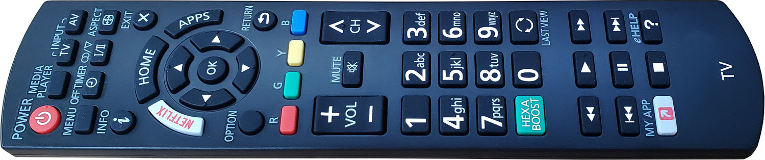Image of TECVITY Infrared Remote No 1194 IR Replacement of Panasonic LED TV Remote Controller