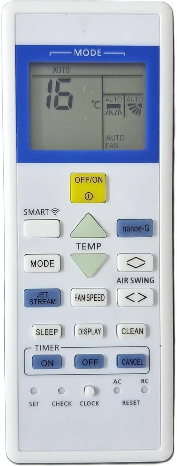 BARBET Compatible with Panasonic Split 1.5 Ton AC-157C Works Only If the Remote is Same Panasonic Remote Controller