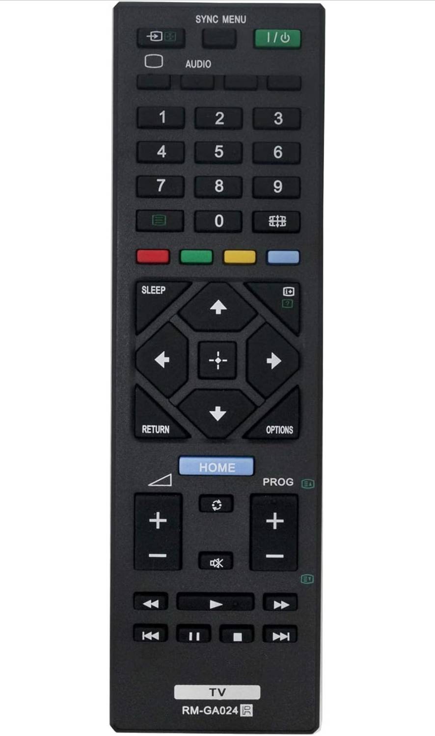 THE BLACK TECH Sony Remote Compatible with Sony Tv Remote RMGA024 SONY Remote Controller