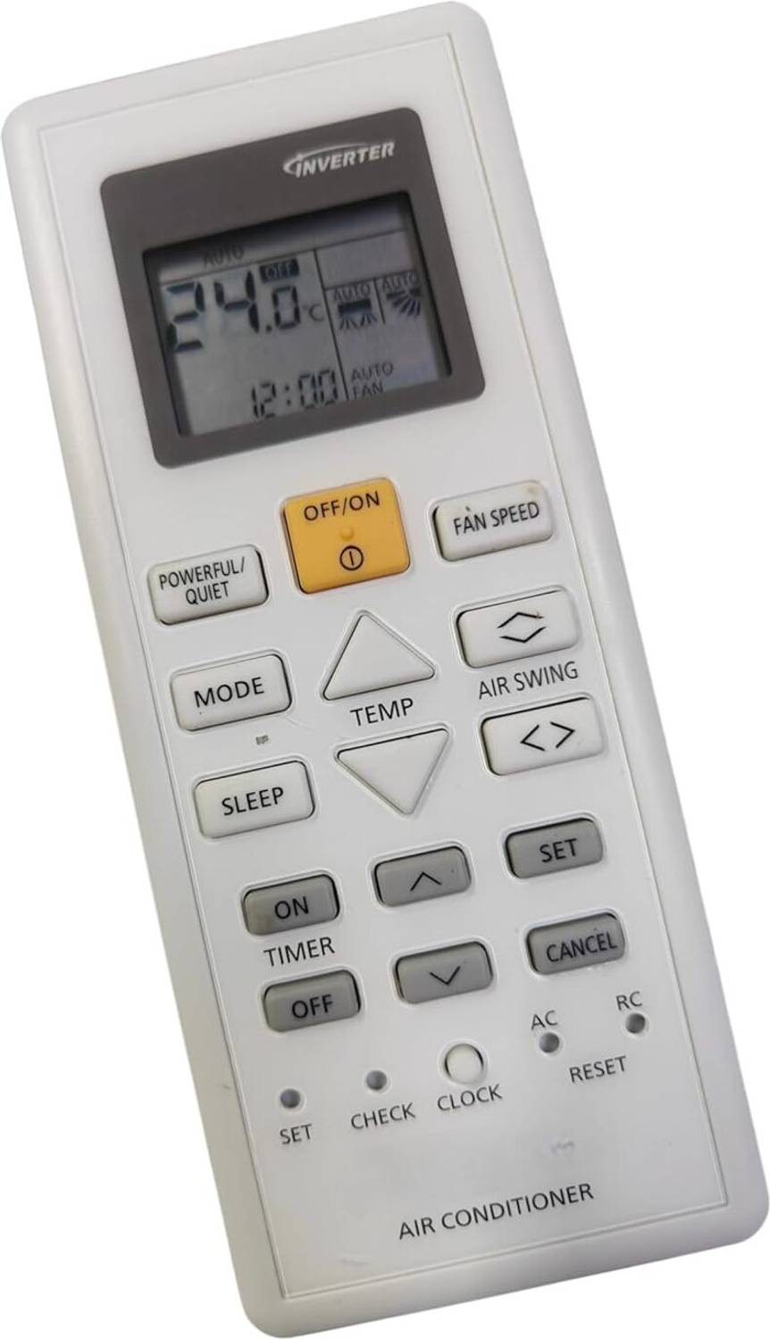 BARBET Compatible For Panasonic Inverter Ac |412| Work Only If Old Remote is Same Panasonic Remote Controller